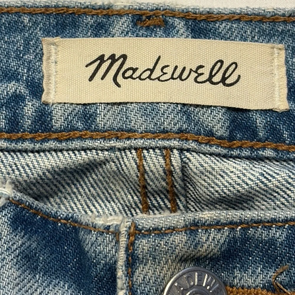 Madewell The Perfect Vintage Straight Jeans Size 26 Light Wash High Rise - Picture 3 of 8